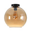 Artdelight Plafondlamp Marino 30cm Amberglas