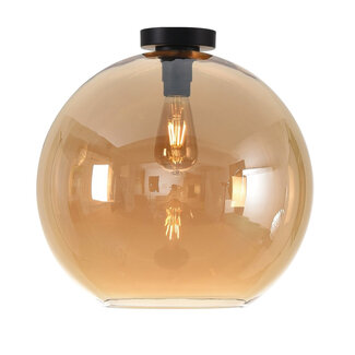 Artdelight Plafondlamp Marino 40cm Amberglas