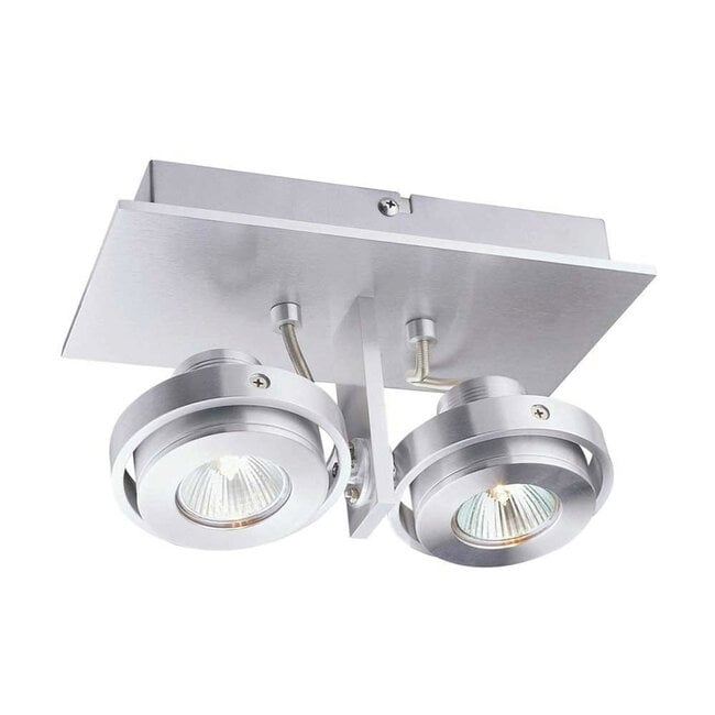 Artdelight Plafondlamp Meist 2L Aluminium