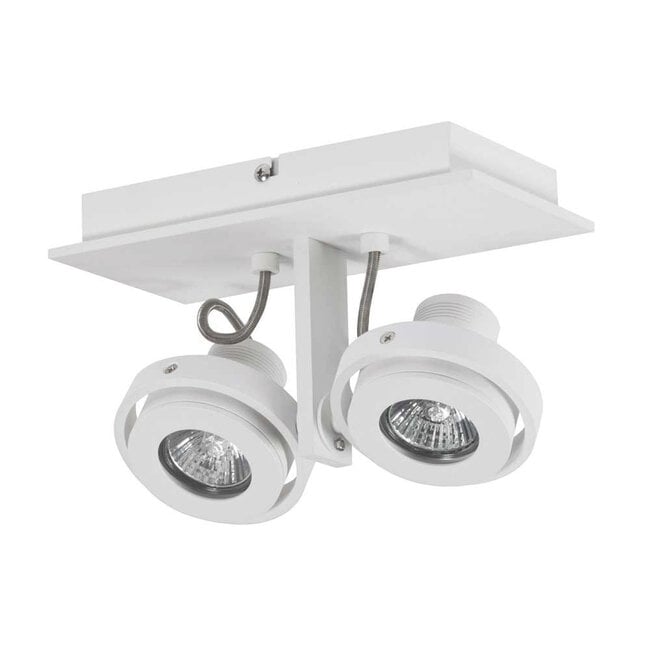 Artdelight Plafondlamp Meist 2L Wit