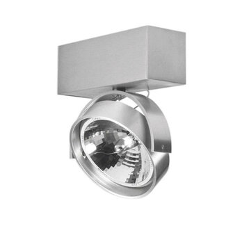 Artdelight Plafondlamp Dutchess 1L Aluminium Dim to Warm