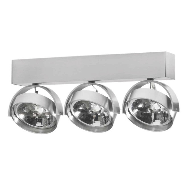 Artdelight Plafondlamp Dutchess 3L Aluminium Dim to Warm