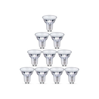 Philips GU10 Lichtbron 4,8W (dimbaar) Voordeelpak (10 Stuks)