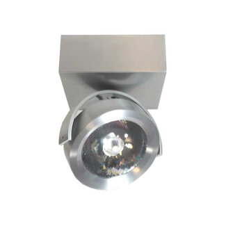 Artdelight Plafondlamp Dutchess 1L SQ LED Aluminium