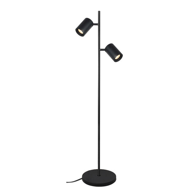 Artdelight Vloerlamp Megano 2L Zwart