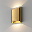 Artdelight Wandlamp Diaz L Warm Goud met LED