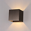 Heldr Wandlamp Kubus Brons met G9 fitting