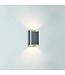 Moderne Wandleuchte Gun Metal inkl. LED - Artdelight Diaz Small