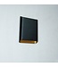 Moderne Schwarz/Goldene Wandleuchte inkl. LED - Artdelight Diaz Large