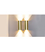 Modern Round Golden Wall Light - Artdelight Roulo