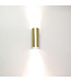 Modern Round Golden Wall Light - Artdelight Roulo
