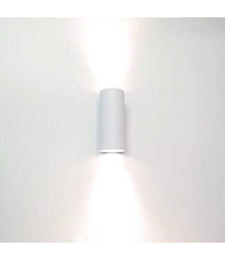 Artdelight Moderne Ronde Witte Wandlamp