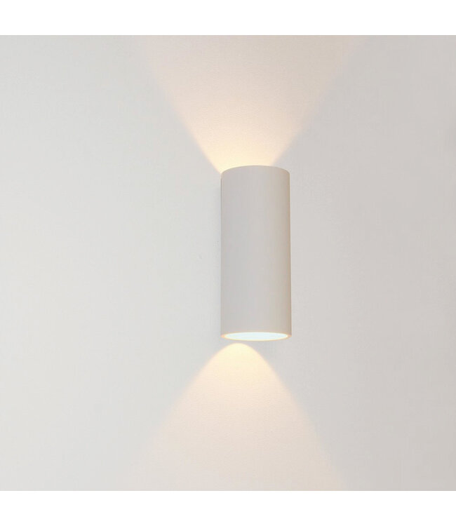 Ronde Witte Wandlamp incl. LED - Artdelight Brody 2