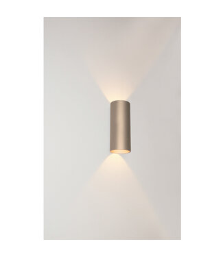 Artdelight Round Champagne Wall Light incl. LED