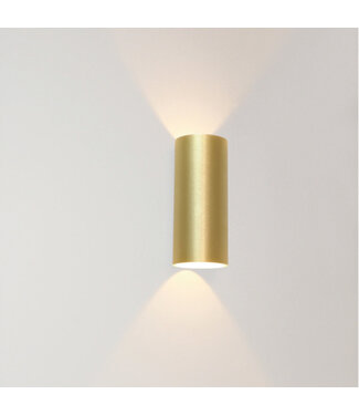 Artdelight Runde Goldene Wandleuchte inkl. LED