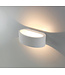 White Oval Wall Light incl. LED - Artdelight Sharp
