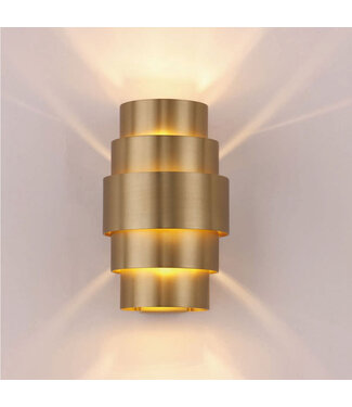 Artdelight Design Wandleuchte Bronze