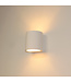 Moderne Wandlamp van Gips - Artdelight Plaster