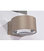 Round Wall Light Champagne incl. LED - Artdelight Hudson