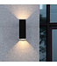 Rechthoekig Wandlamp Zwart incl. LED - Artdelight Vegas 150