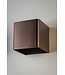 Modern Cube Wall Light Bronze incl. LED - Artdelight Fulda