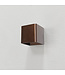Modern Cube Wall Light Bronze incl. LED - Artdelight Fulda