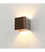 Modern Cube Wall Light Bronze incl. LED - Artdelight Fulda