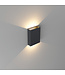 Industriële Wandlamp Zwart/Mat Goud incl. LED - Artdelight Memphis
