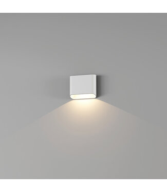 Artdelight Moderne Design Wandleuchte 1-flammig Weiß