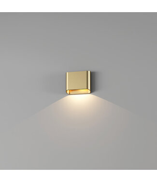 Artdelight Moderne Design Wandlamp 1-lichts Goud