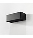 Rectangular Design Wall Light Black incl. LED - Artdelight Mainz
