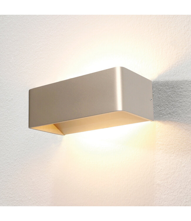 Rectangular Design Wall Light Champagne incl. LED - Artdelight Mainz