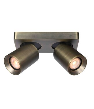 Artdelight Moderne Deckenleuchte 2-flammig Antik-Bronze