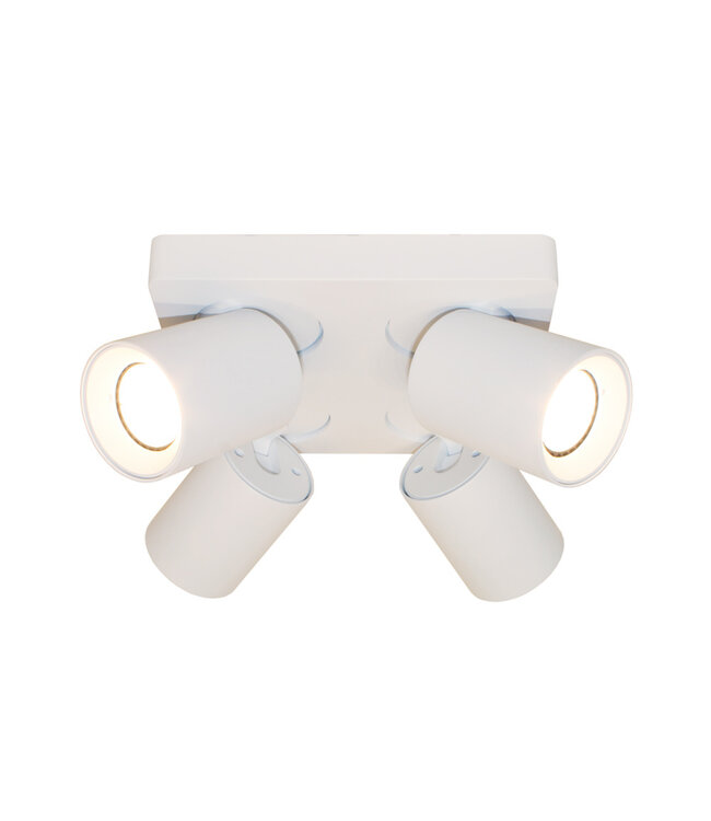 Moderne Plafondlamp 4-lichts Wit - Artdelight Megano