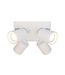 Moderne Plafondlamp 4-lichts Wit - Artdelight Megano