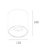 Modern Ceiling Spot Bronze incl. LED - Artdelight Orleans