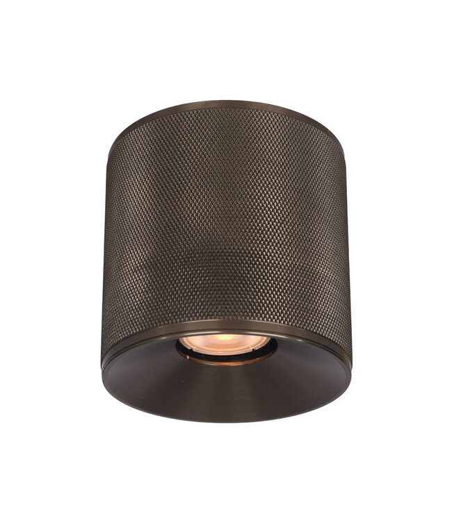 Industrial Round Ceiling Light Bronze - Artdelight Costa