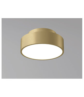 Artdelight Moderne Plafonnière Ø15cm Warm Goud incl. LED