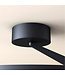 Moderne Zwarte Ronde Plafondlamp incl. LED - Artdelight Oregon