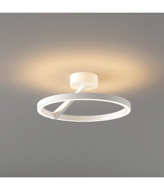 Artdelight Modern White Round Ceiling Light incl. LED