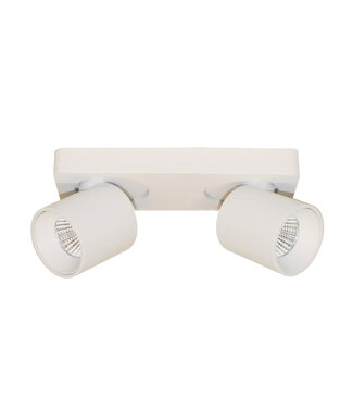 Artdelight Design Plafondlamp 2-lichts Wit incl. LED