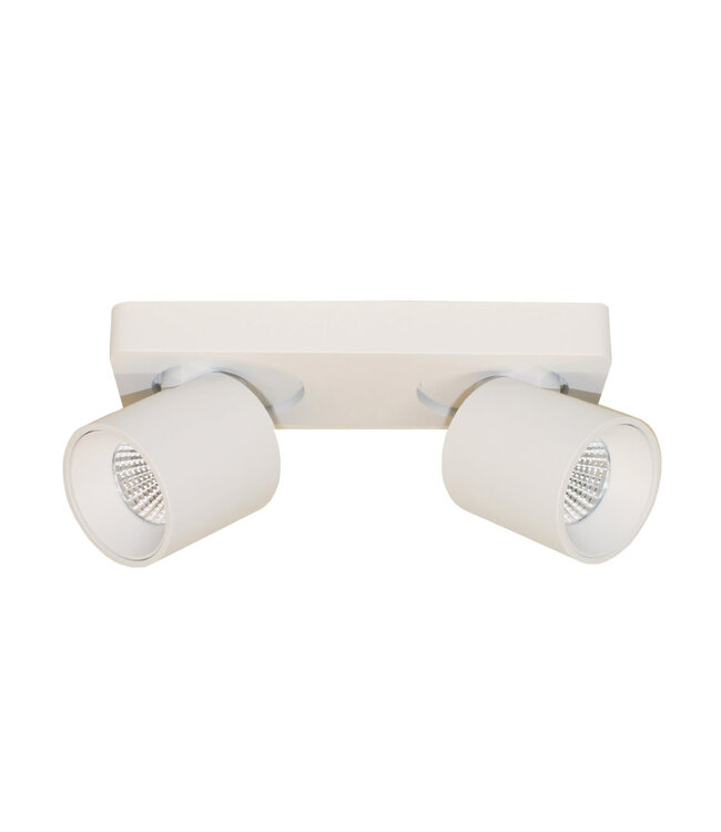 Design Plafondlamp 2-lichts Wit incl. LED - Artdelight Laguna