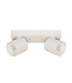 Design Plafondlamp 2-lichts Wit incl. LED - Artdelight Laguna