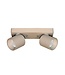Design Ceiling Light 2-light Champagne incl. LED - Artdelight Laguna