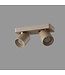 Design Deckenleuchte 2-flammig Champagner inkl. LED - Artdelight Laguna