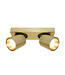 Design Plafondlamp 2-lichts Goud incl. LED - Artdelight Laguna