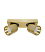 Design Plafondlamp 2-lichts Goud incl. LED - Artdelight Laguna
