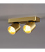 Design Ceiling Light 2-light Gold incl. LED - Artdelight Laguna
