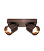 Design Ceiling Light 2-light Bronze incl. LED - Artdelight Laguna