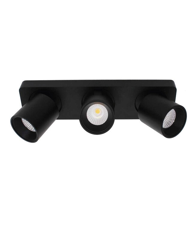 Design Deckenleuchte 3-flammig Schwarz inkl. LED - Artdelight Laguna